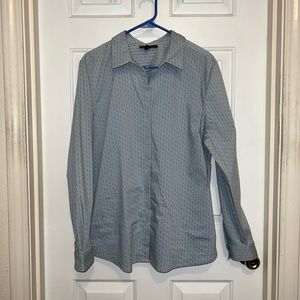 Womens plus size button up blouse